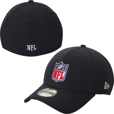 Mens NFL New Era Black Shield 39THIRTY Flex Hat 1826669